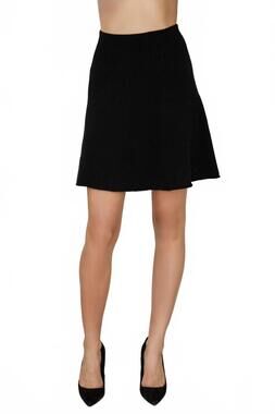 NEW MILIO MILANO women's sweater mini skirt in black